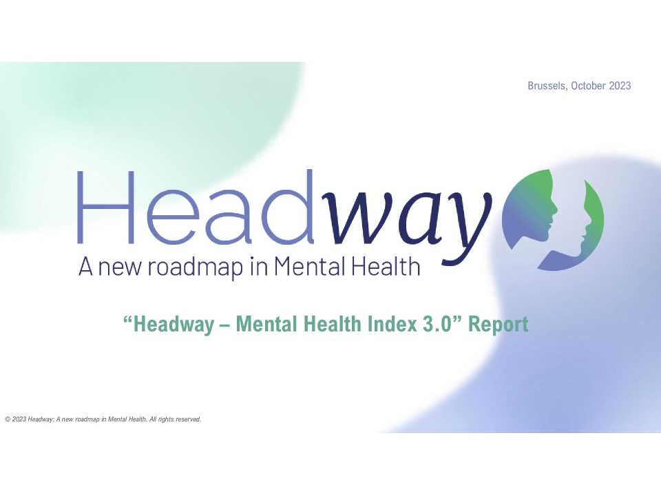 Headway - A new roadmap in Mental Health - Forum 3rd Edition