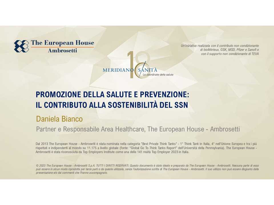 XVIII Edizione Forum Meridiano Sanità
