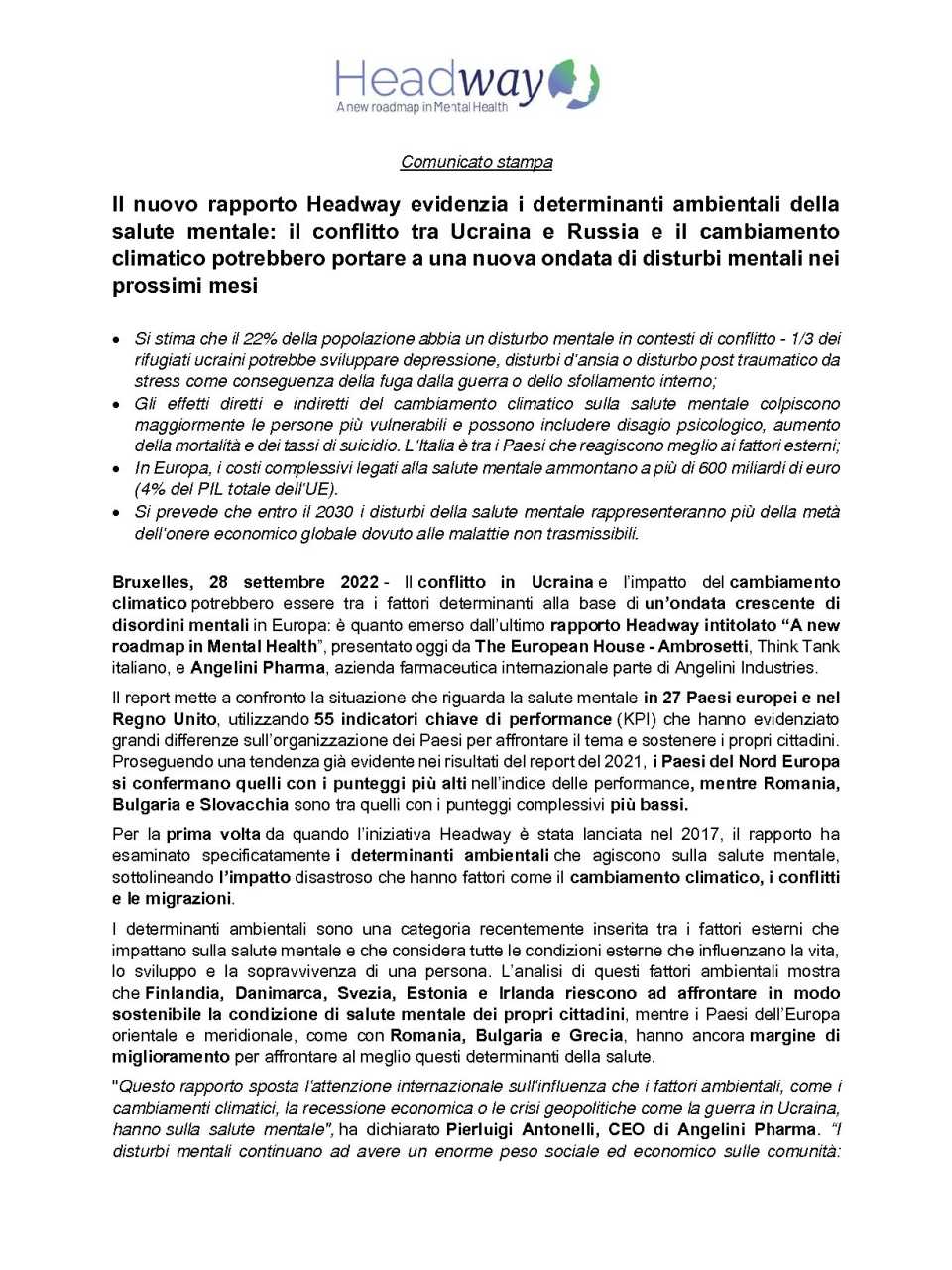 Headway: a new roadmap for mental health