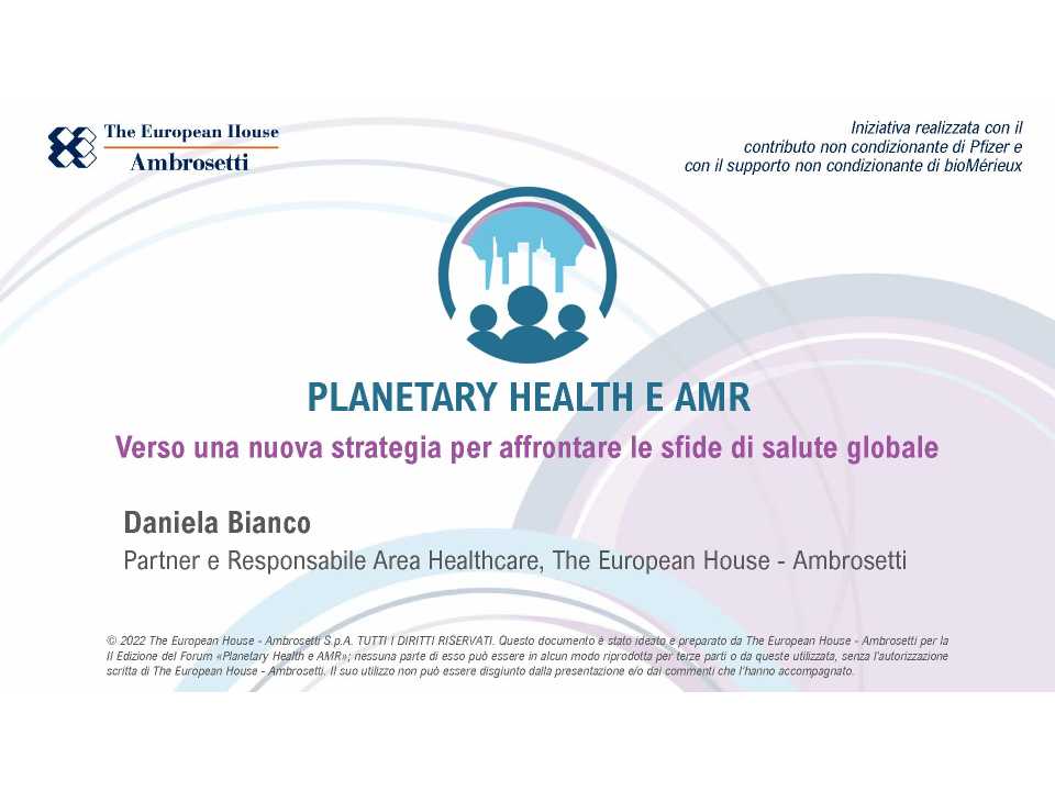 II Edizione Forum Planetary Health e AMR
