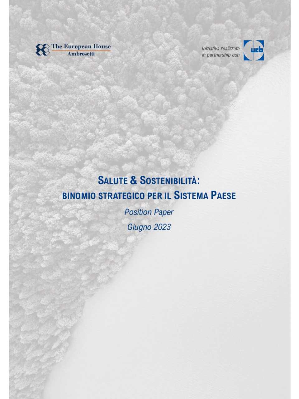 SALUTE & SOSTENIBILITÀ: Binomio strategico per il Sistema Paese