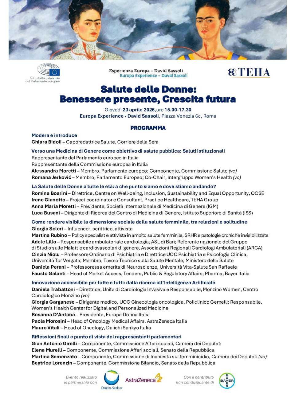 Salute delle Donne: Benessere presente, Crescita futura 