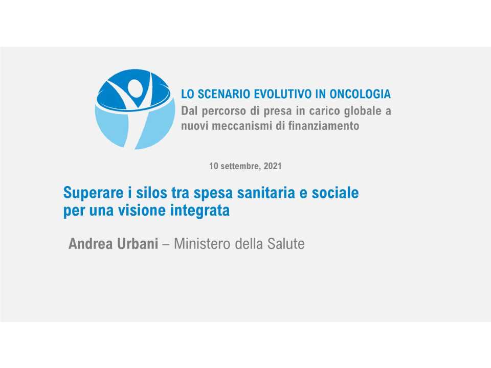 Lo scenario evolutivo in oncologia