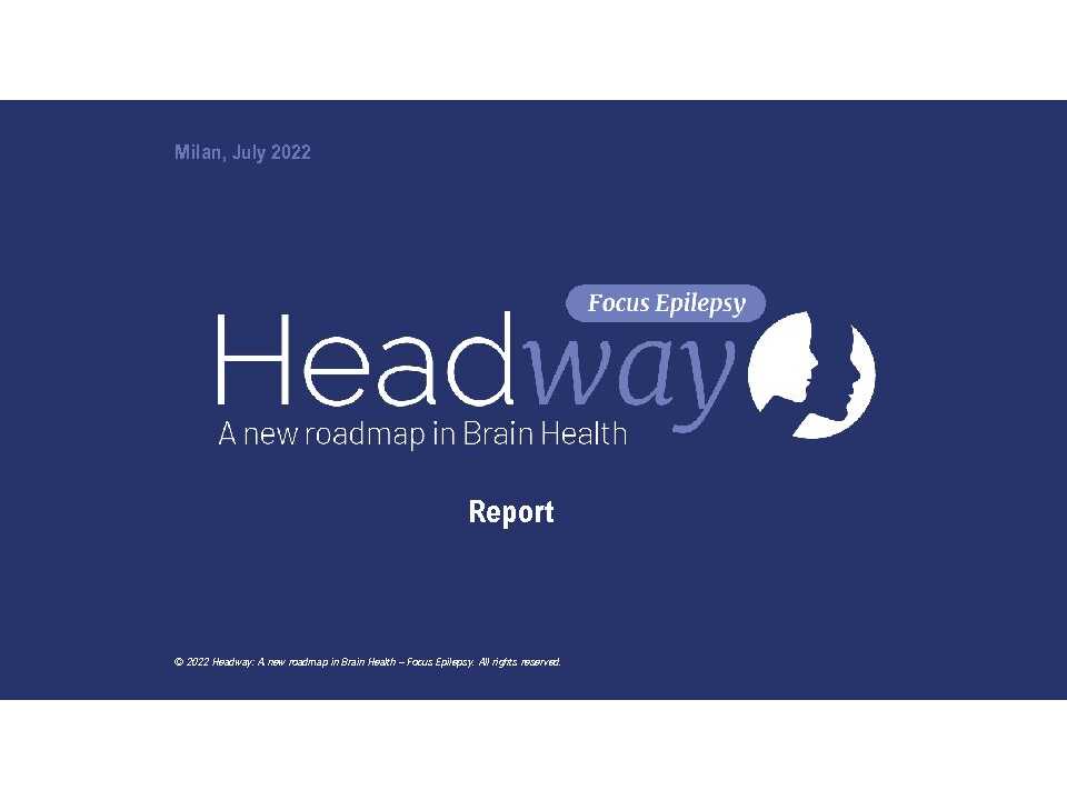 Headway: a new roadmap for brain health
Focus Epilepsy