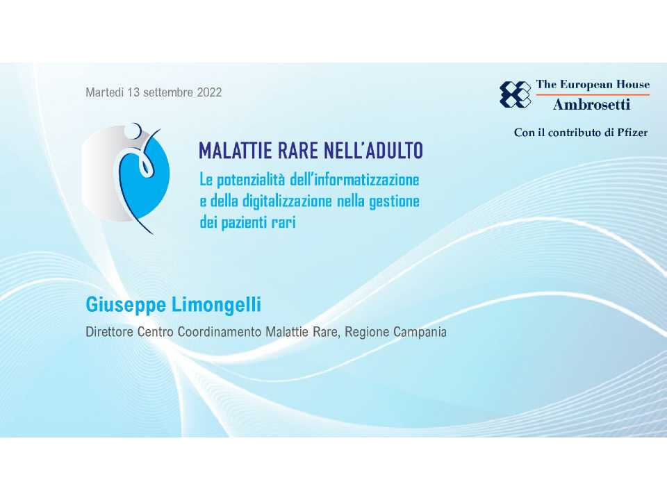 Le potenzialità dell'informatizzazione e della digitalizzazione nella gestione dei pazienti rari