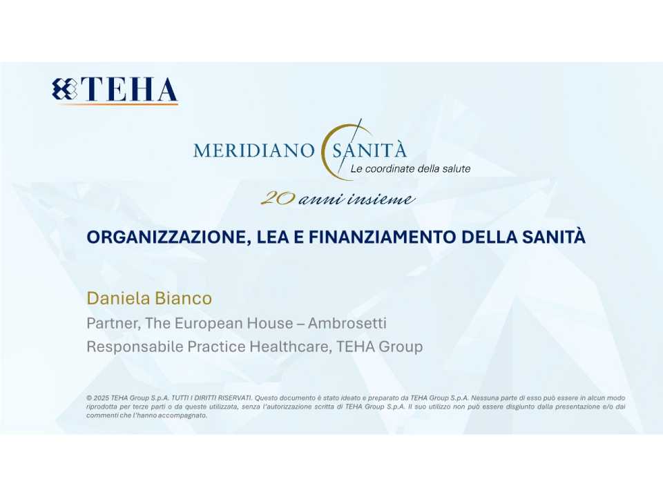 Meridiano Sanità XX Edizione