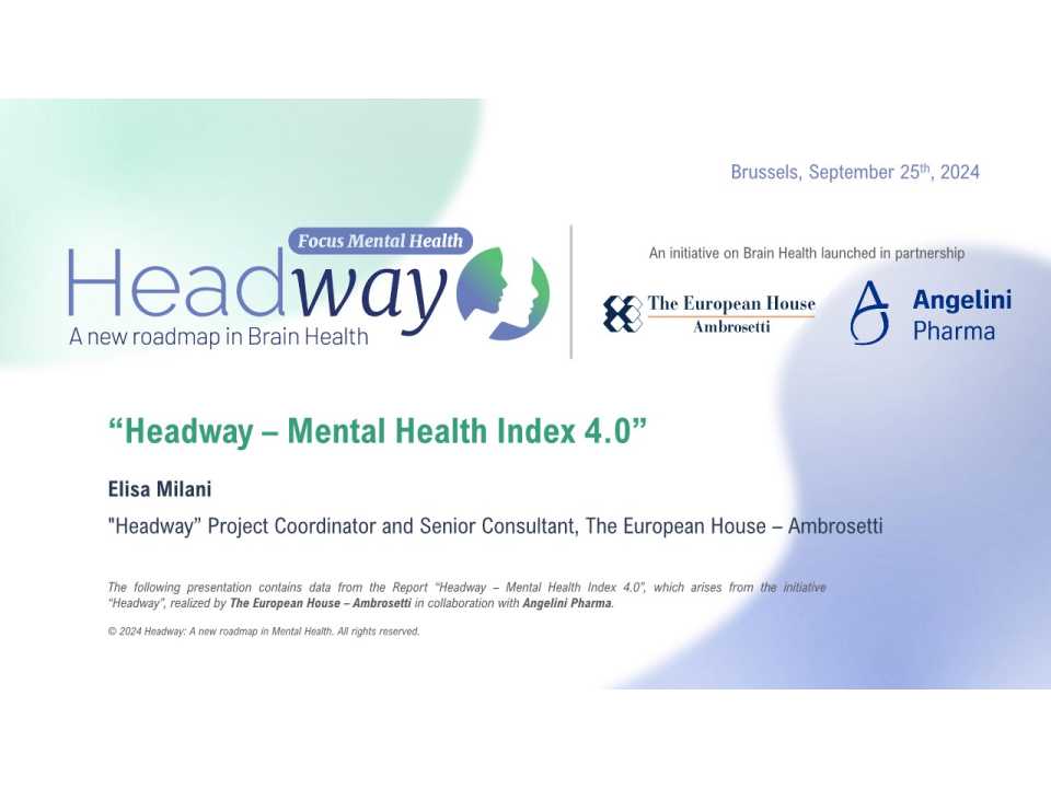 Headway - A new roadmap in Brain Health: Focus Mental Health 4th edition of the Forum