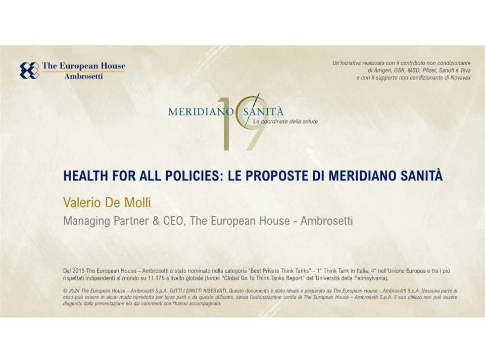 Meridiano Sanità XIX Edizione