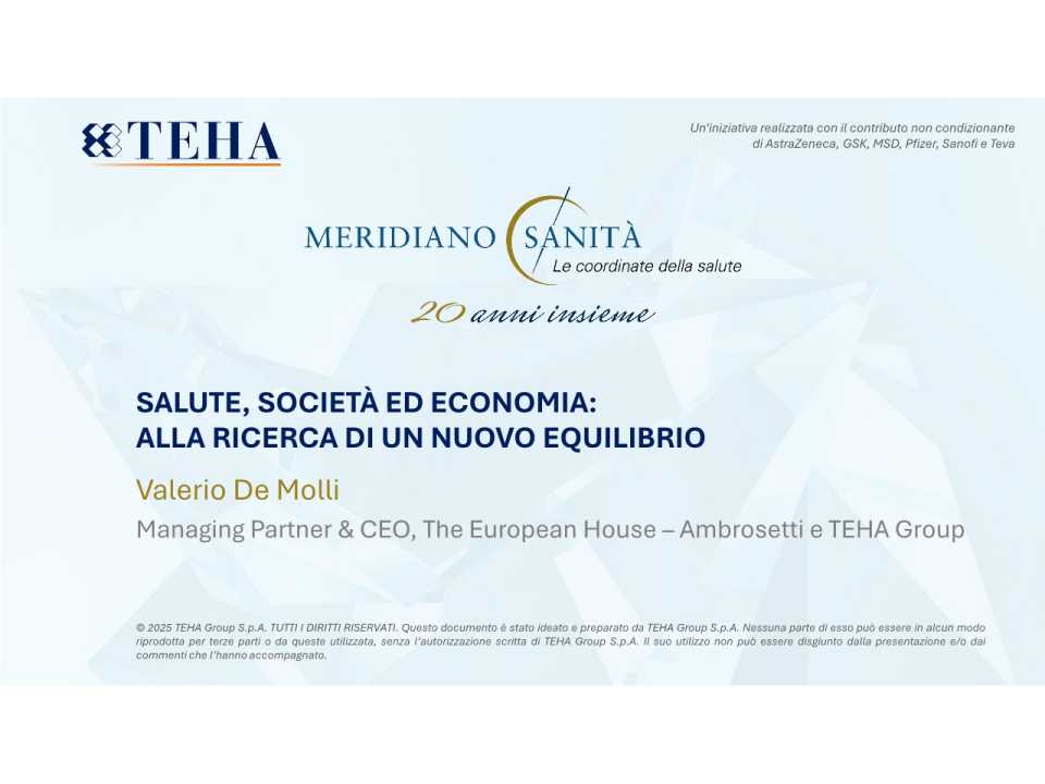 Meridiano Sanità XX Edizione