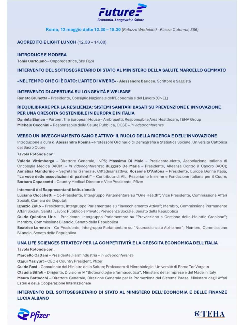 FUTURE - Economia, Longevità e Salute