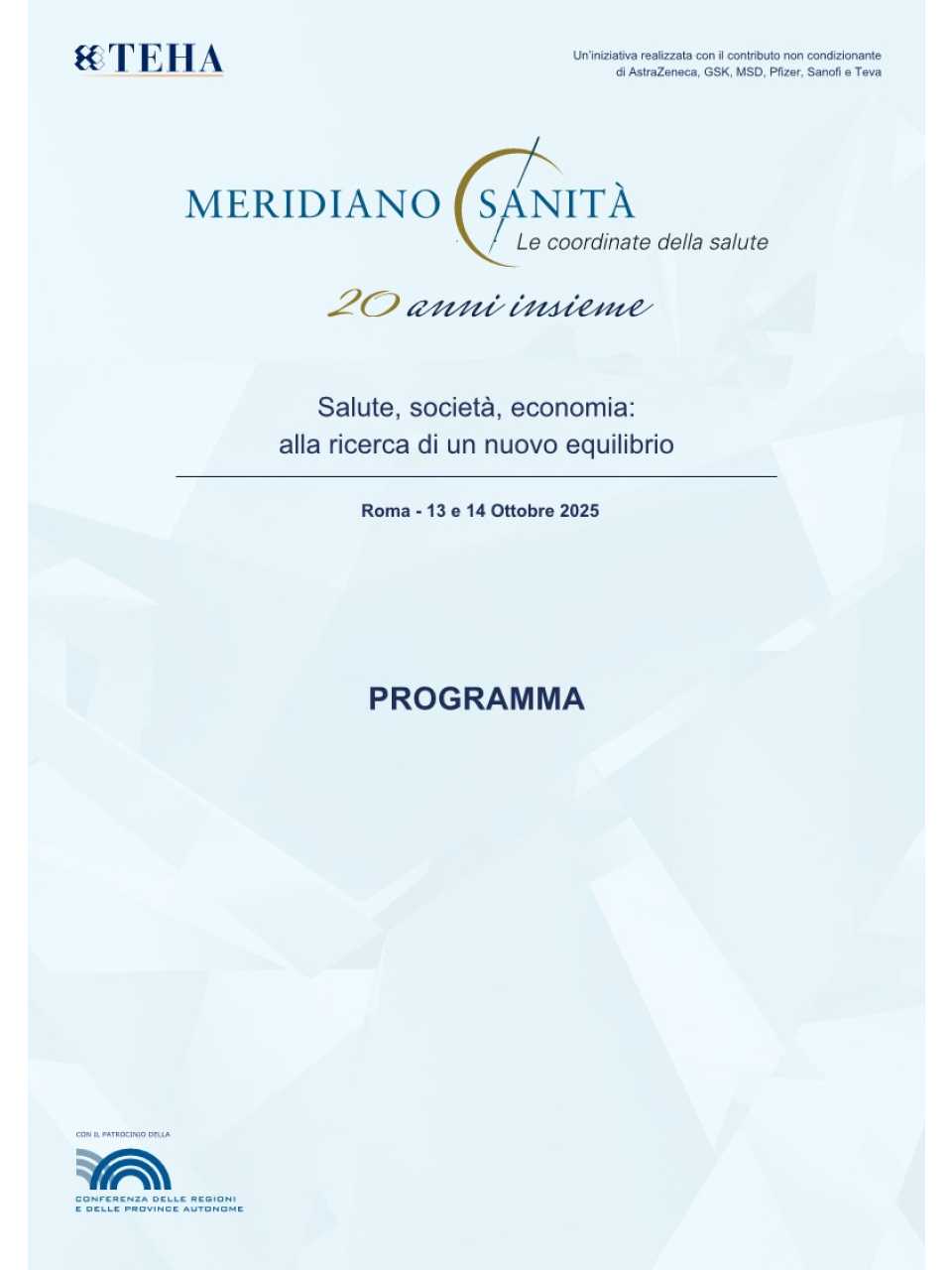 Meridiano Sanità XX Edizione