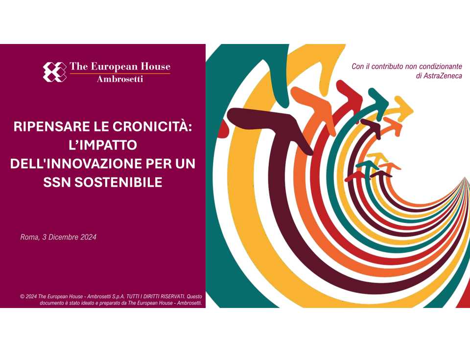 Ripensare le cronicità: l’impatto dell'innovazione per un SSN sostenibile